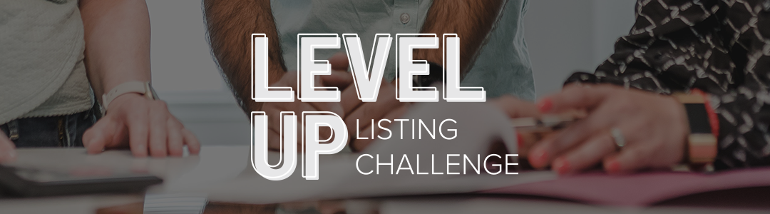 Level up listing challenge event header