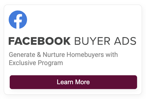 KvCORE Facebook Buyer Ads