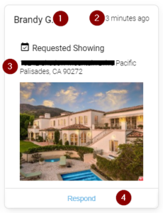 KvCORE showing request