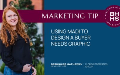 Using MADI to Create a Buyer Needs Graphic