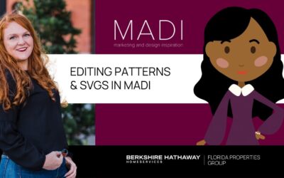 Adding and Editing Patterns & SVGs in MADI