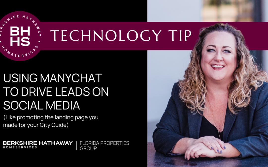 Tech Tip: Using ManyChat to Drive Leads on Social Media