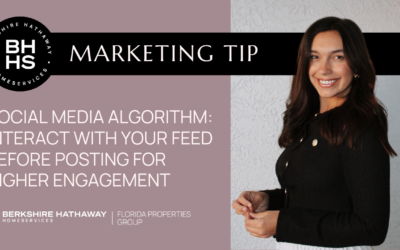 Social Media Algorithm: Interact with your Feed Before Posting for Higher Engagement