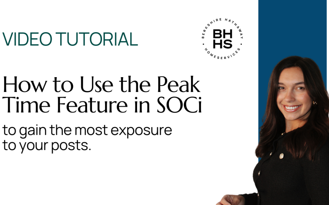 Video Tutorial: How to Use the Peak Time Feature in SOCi