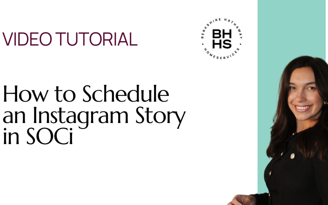 Video Tutorial: How to Schedule an Instagram Story in SOCi