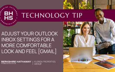 Tech Tip: Adjust Your Outlook Inbox Settings for a More Comfortable Look and Feel