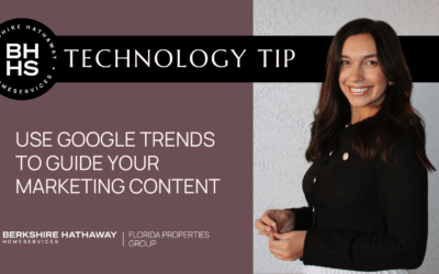 Use Google Trends to Guide Your Marketing Content