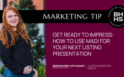 Marketing Tip: Using MADI for Your Listing Presentation