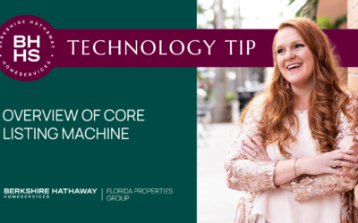 TECH TIP: Overview of CORE Listing Machine