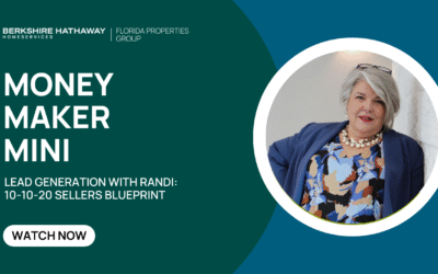 Money Maker Mini: 10-10-20 Sellers blueprint