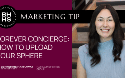 Marketing Tip: How to Upload Your Sphere to Forever Concierge