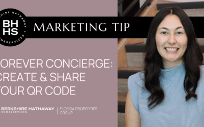 Marketing Tip: Forever Concierge: create and share your qr code