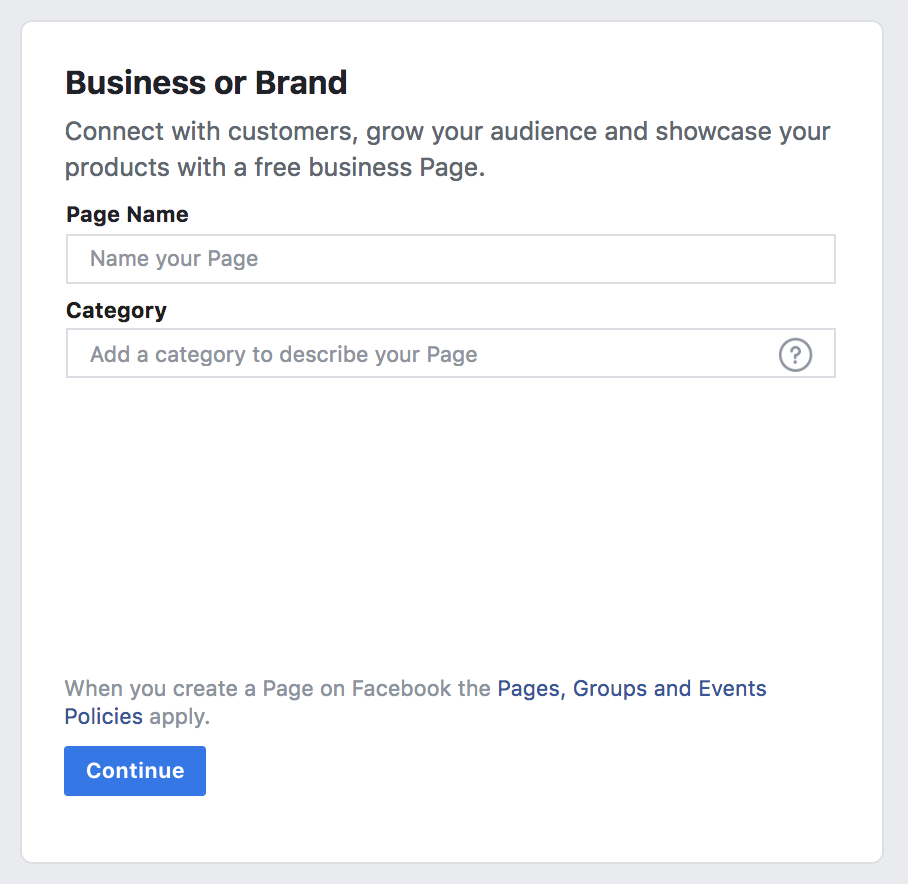 Creating a Facebook Business Page 4