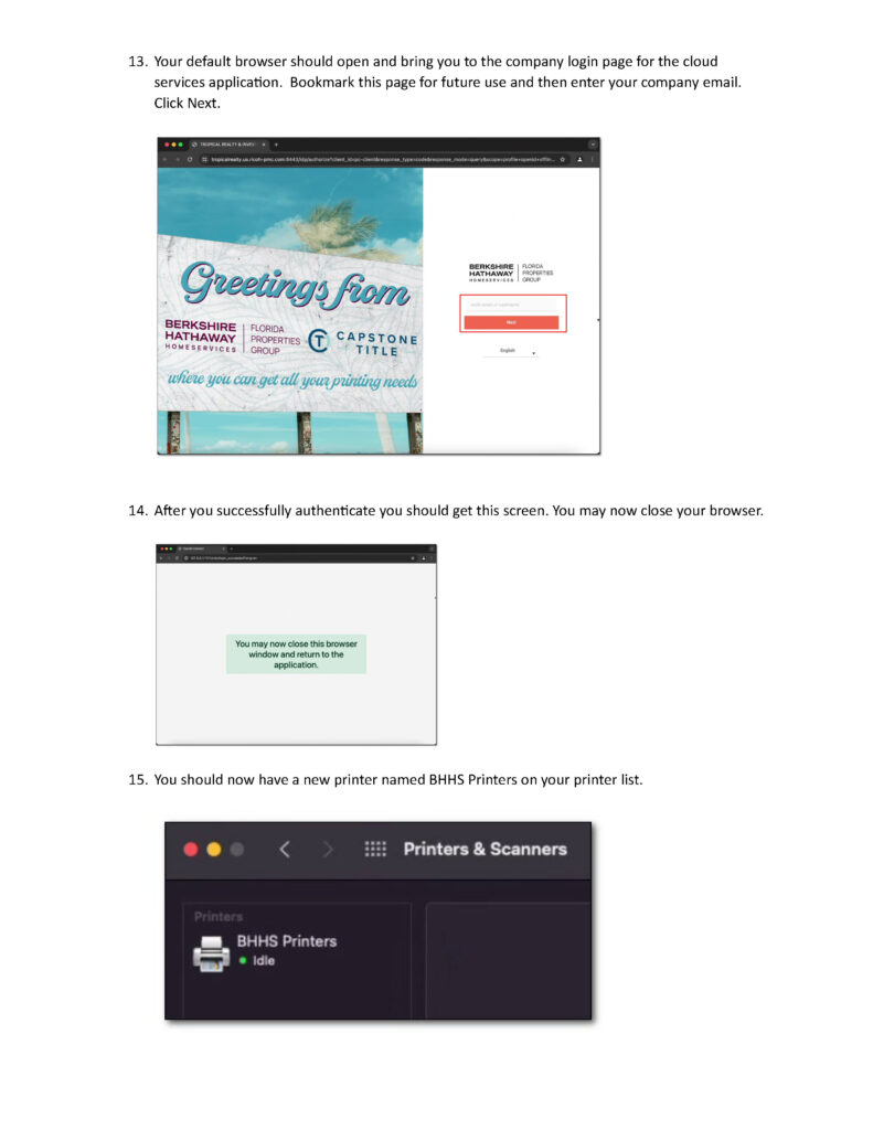 Mac Printer Driver Install pg 5
