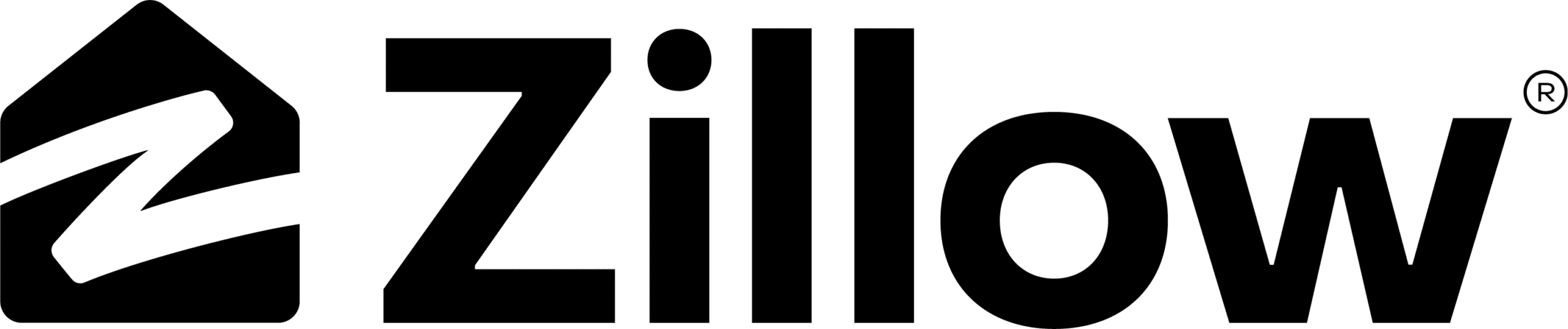 Zillow logo in black
